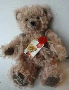 Hermann Teddybär rosa Mohair Dusty 10 500 Limited Edition rot Plastik Etikett --- - Bild 1 von 1