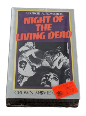 Night of the Living Dead Betamax Video Tape George Romero Crown Movie SEALED - Bild 1 von 4