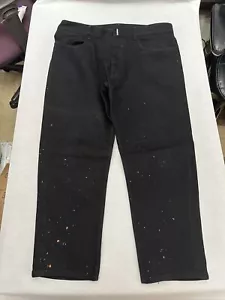 Givenchy Paris Herrenjeans gerade Passform verblasst Denim Italien schwarz $ 840 Größe 36 - Bild 1 von 14