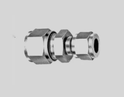 1/2 Tube x 3/8 Tube OD 316ss Reducing Union Fitting Hoke Gyrolok 8RU6316 - Image 1 of 4