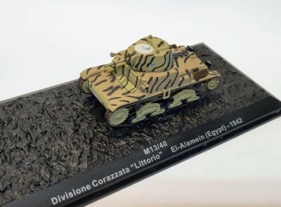 M13/40 Divisione Corazzata "Littorio" El-Alamein (Egypt) - 1942 1/72 Eaglemoss - Image 1 of 4