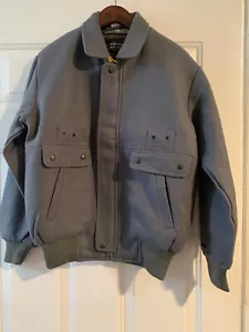 Hero Wear Giacca Cappotto Grigio Maniche Lunghe Misto Lana Taglia M Nuovo con etichette - Foto 1 di 8