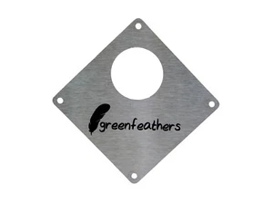 Bird Box Stainless Steel Cover Plate - 32mm Hole Size - Picture 1 of 1