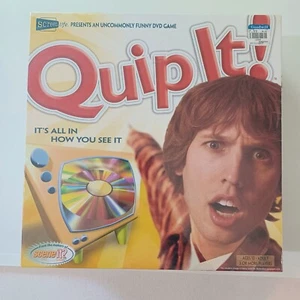 Quip It! DVD Game New Sealed 2005 Screenlife Games 'Uncommonly Funny' Ages 13+ - Picture 1 of 2