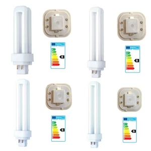 Energy Saving Light Bulb 4 Pin CFL Fluorescent Lamp Cool White 10w 13w 18w 26w - Picture 1 of 11