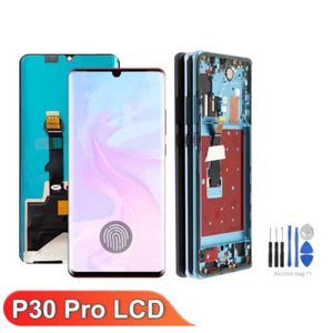 Numériseur écran tactile LCD OLED pour Huawei P30 Pro avec cadre écran de remplacement - Photo 1 sur 16