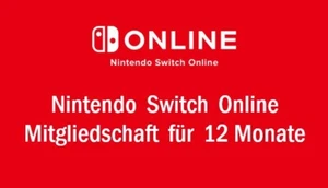 NEU Nintendo Switch Online 365 Tage 1 Jahr 12 Monate Mitgliedschaft für Eshop - Bild 1 von 1