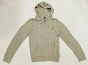 NEW Polo Ralph Lauren Men Pony Logo Lightweight Hooded Blouse Hoodie Grey M - Picture 1 of 1