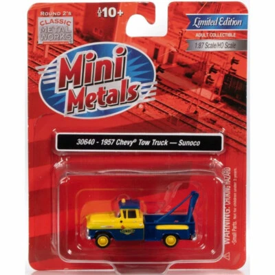 Classic Metal Works 30640 HO Scale 1957 Chevy Pickup Stepside Tow Truck Sunoco - Image 1 of 4