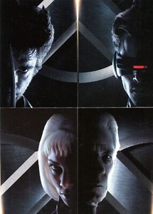 X-Men The Movie Promo Card Set X1 thru X4 Topps 2000