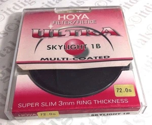 Hoya 72mm Ultra Super Slim Skylight 1B HMC MC Glass Lens Filter 72 mm Skylight1B - Picture 1 of 3