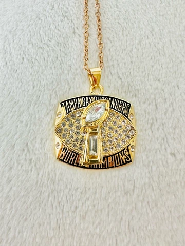 2002 Tampa Bay Buccaneers Tom Brady Championship Pendant, USA SHIP Cover