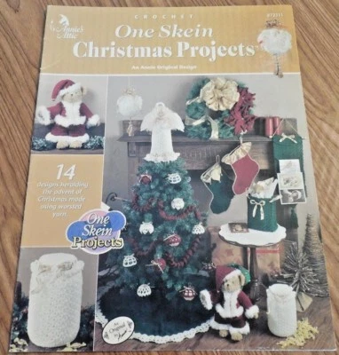 Annie's Attic Crochet "One Skein Christmas Projects" w 14 Holiday Designs 872311 - Image 1 of 4