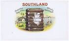Southland, Original Inner Cigar Box Label, Palmtrees, Farmers, Small Margin Spot