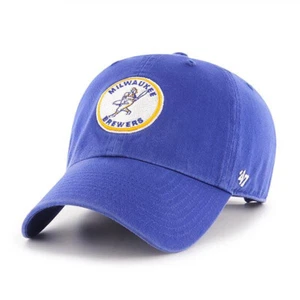 Milwaukee Brewers '47 Royal Clean Up Cooperstown Adjustable Strapback - Picture 1 of 2