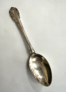 GEORG JENSEN LILY OF THE VALLEY LILJEKONVAL STERLING SILVER LARGE TEASPON 5 7/8" - Picture 1 of 4