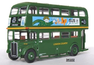 EFE 34102 1/76 AEC RT Class Double Decker Bus LONDON COUNTRY - green - Picture 1 of 2