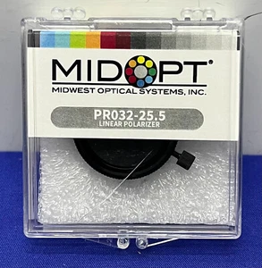 MIDWEST OPTICAL SYSTEMS MIDOPT® PRO32-25.5 FILTRO POLARIZZATORE LINEARE - Foto 1 di 5