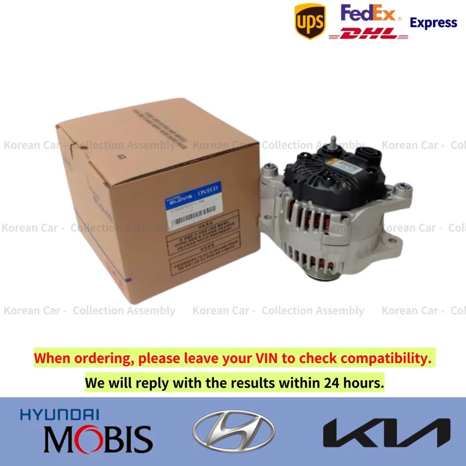 3730025201 GENUINE Generator ASSY for Hyundai Sonata Kia Lotze Rondo Optima - Image 1 of 2