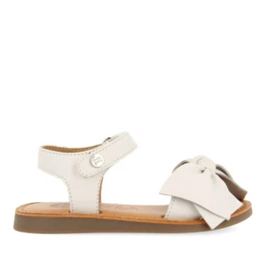 Gioseppo sandali da bambina in pelle bianco con strappo fiocco eleganti bimba - Imagen 1 de 8