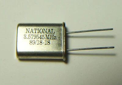 Lot of 10 NATIONAL CRYSTAL 3.579545 MHz Vintage New Old Stock - Image 1 of 2