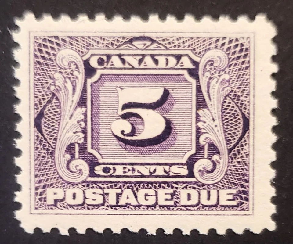 Stamps Canada Mint: J4 5c violet  First Postage Due Issue  F-VF MNH - Image 1 of 1