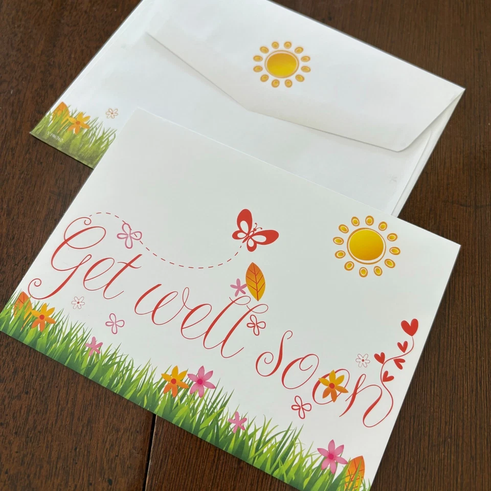 Tarjeta de bendiciones y deseos de Habitat Hope Greeting Collection Get Well Soon Foto 1 de 4