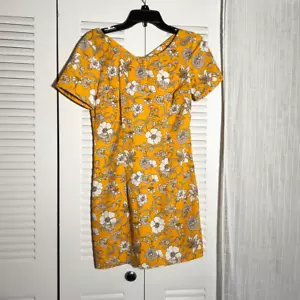 Hollister | Women’s | Dresses | S | Marigold Yellow Floral Mini Dress - Picture 1 of 3