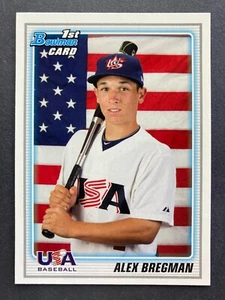 2010 Bowman USA Baseball #BDPP95 Alex Bregman RC ROOKIE! 2-TIME WS CHAMP! - Imagen 1 de 2