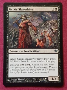 Magic The Gathering CONFLUX GRIXIS SLAVEDRIVER black card MTG - Bild 1 von 2