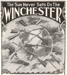 Winchester Repeating Arms New Haven Conn. 1899 ANTIQUE Rifle Print Ad - 1/4 Page - Picture 1 of 4