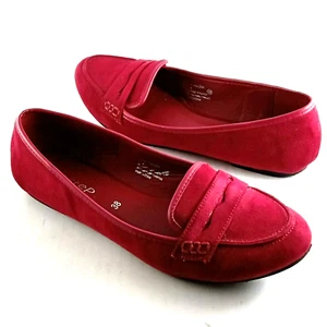InStep - LEAH ladies Slip on Flats shoes Size EUR 38 Maroon 24.3cm - Picture 1 of 12