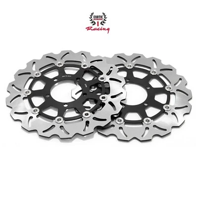 Front Brake Rotors for TRIUMPH Street Triple 765R 17-up Thruxton 1200R 2016-up - Image 1 of 4