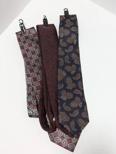 Vintage Luxury Neckties, YSL, Oscar De La Renta, Etienne Aigner Silk, Wool - Picture 1 of 15