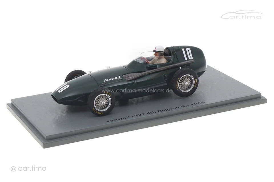 Vanwall Vw2 Harry Schell 1956 #10 4th Belgian Gp 1 43 Model S7203 SPARK MODEL