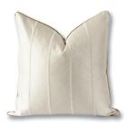 18x18 Premium Constructed Cushion Pillow Cover- Satin Back - Decorative Luxur...