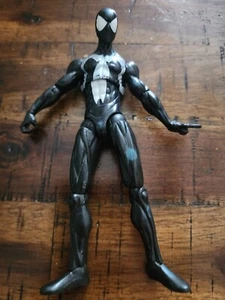 Hasbro Marvel 2009 Symbiote Black Suit Spiderman 6" Action Figure - Picture 1 of 5