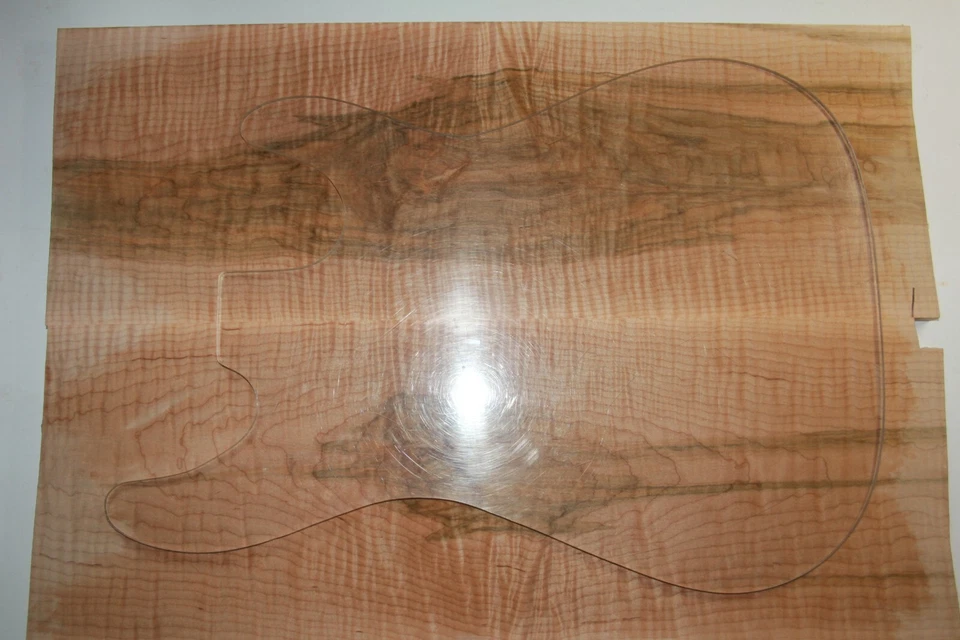 Body Korpus blank US Swamp Ash Tonholz Gitarrenbau 49x48x4 45 leicht