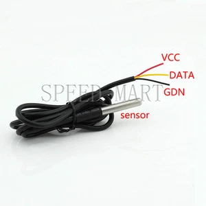 Sonda termica sensore temperatura alta qualità da 3V a 5,5V DS18B20 - Foto 1 di 2