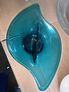 Vintage Viking Glass Blue Candy Dish - Picture 1 of 3