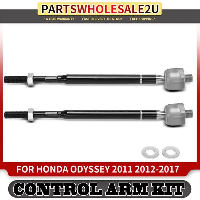 2x Kit de extremo de barra de amarre interior delantera para Honda Odyssey 2011 2012 2013 2014 2015-2017 Foto 1 de 4