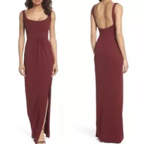 Nueva Katie May Size 10 Medium Rosie Open Back Scoop Neck Burgundy Bridal Gown - Imagen 1 de 8