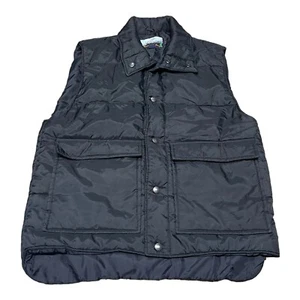 Fieldmaster Navy Blue Button Up Sleeveless Button Up Men’s Vest Size M Pockets - Picture 1 of 5