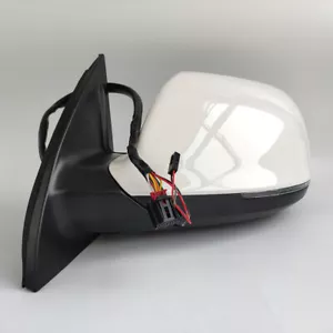 Power Adjusted&Heated Glass Auto Folding Driver Side Mirror For Audi Q7 2010-16 - Picture 1 of 11