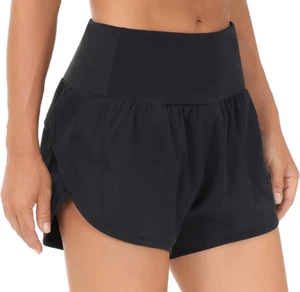 NWT Womens TGP The Gym People High Waisted Quick Dry Running Shorts - Sz XS - Picture 1 of 2