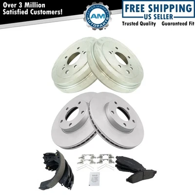 Kit de pastillas de freno delanteras y traseras y rotor, zapata y batería para Nissan NV200 2013-2020 Foto 1 de 4