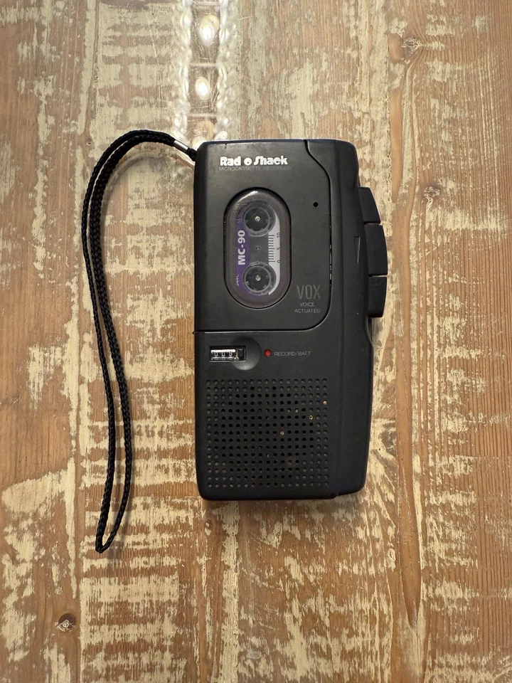 Radio Shack VOX Micro17 Micro-Cassette Cinta Grabadora de Voz 14-1178 con Cinta Probada Foto 1 de 4