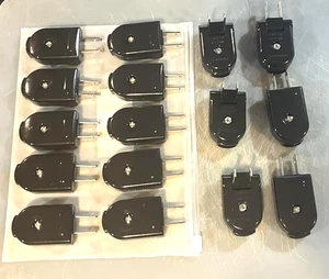 16 Pcs Quality Extension Cord Replacement Plug 2 Prong 125v 15A Convenient NEW - Bild 1 von 8