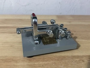 Vibroplex Iambic Dual Paddles Codice Morse Ham Radio Telegraph #4812 ***Danni*** - Foto 1 di 5