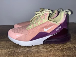Nike Air 270 Peach Purple White  Women's Size 6.5Y - Picture 1 of 12